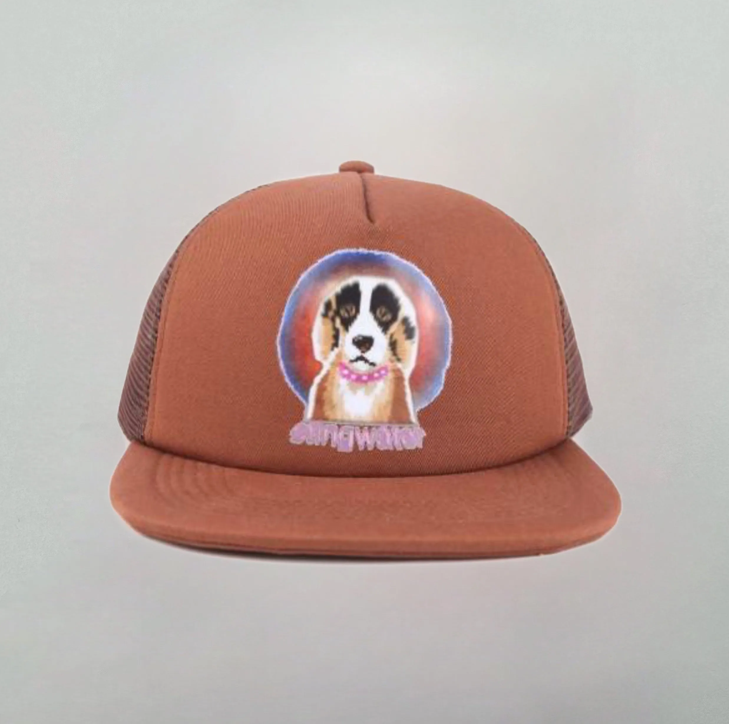 Emotional Support Dog Trucker Hat Brown