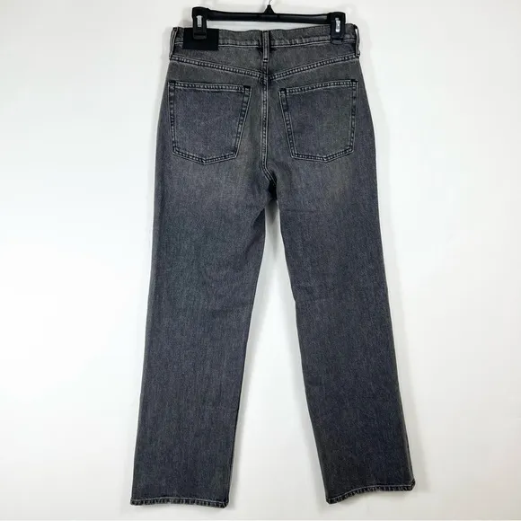 Everlane The Cheeky Straight Jean in Stormy Ash Grey Size 29 NWOT