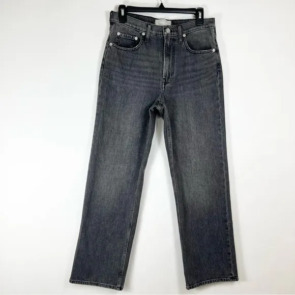 Everlane The Cheeky Straight Jean in Stormy Ash Grey Size 29 NWOT