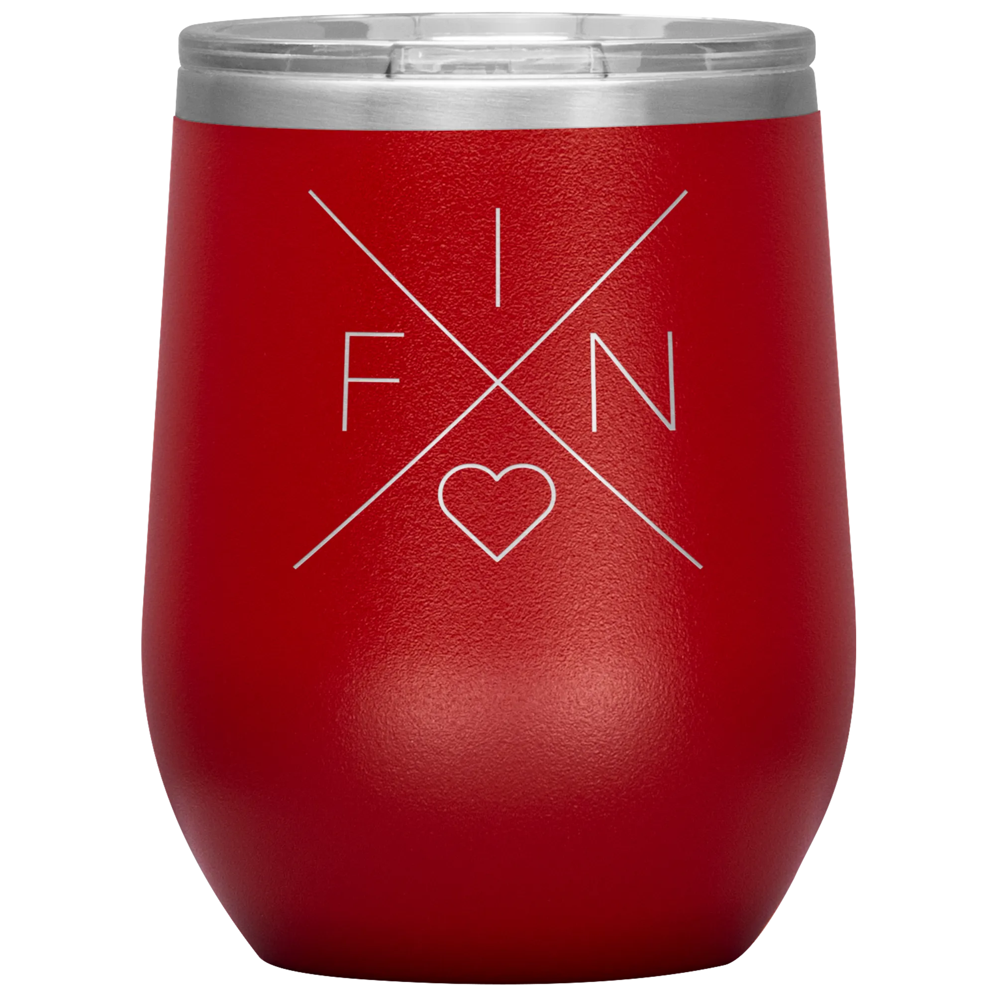 Finland Love Wine Tumbler