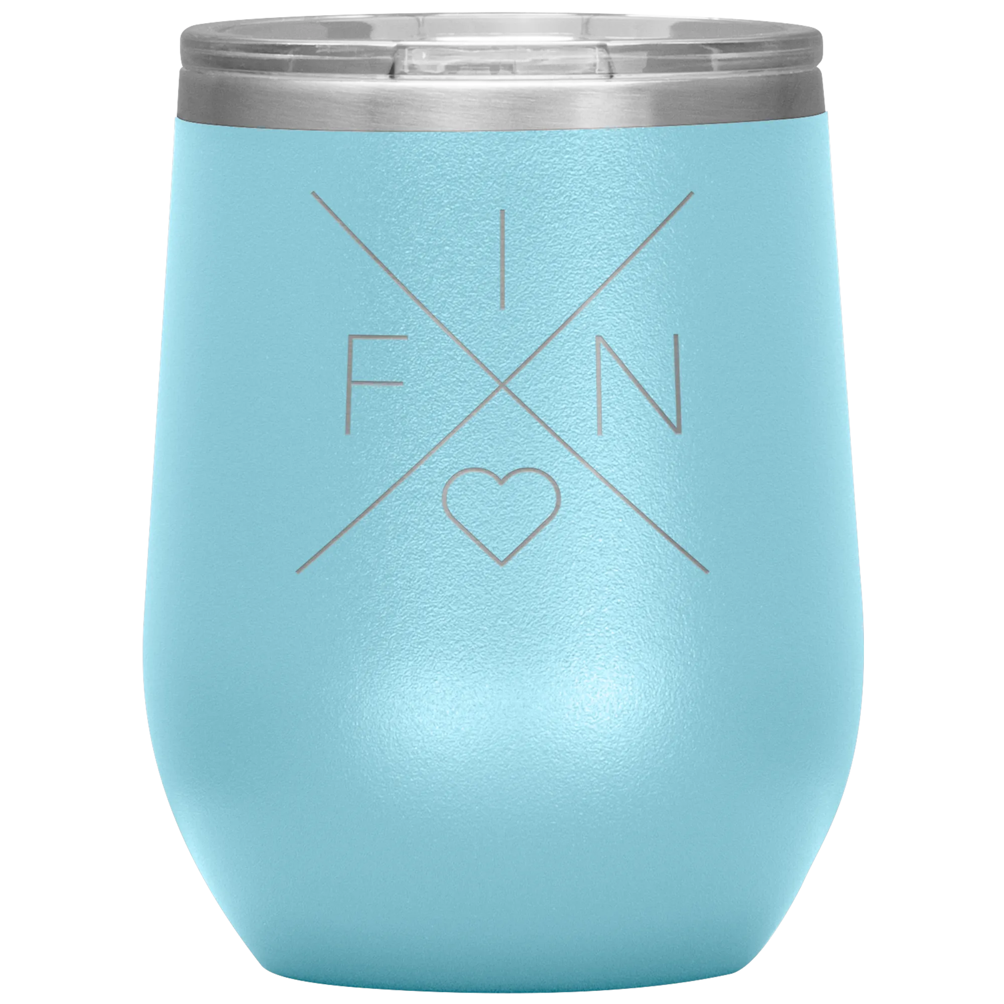 Finland Love Wine Tumbler