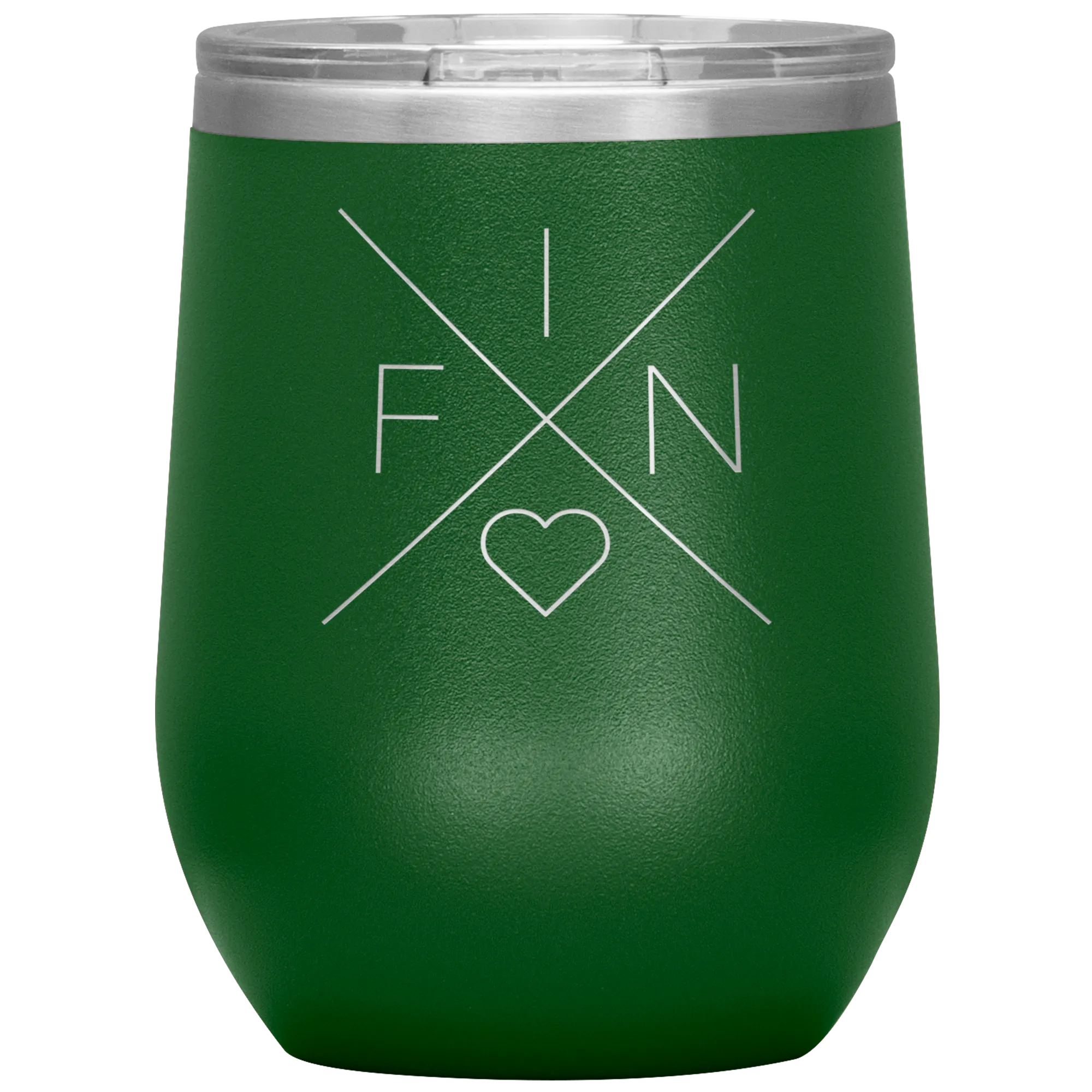 Finland Love Wine Tumbler