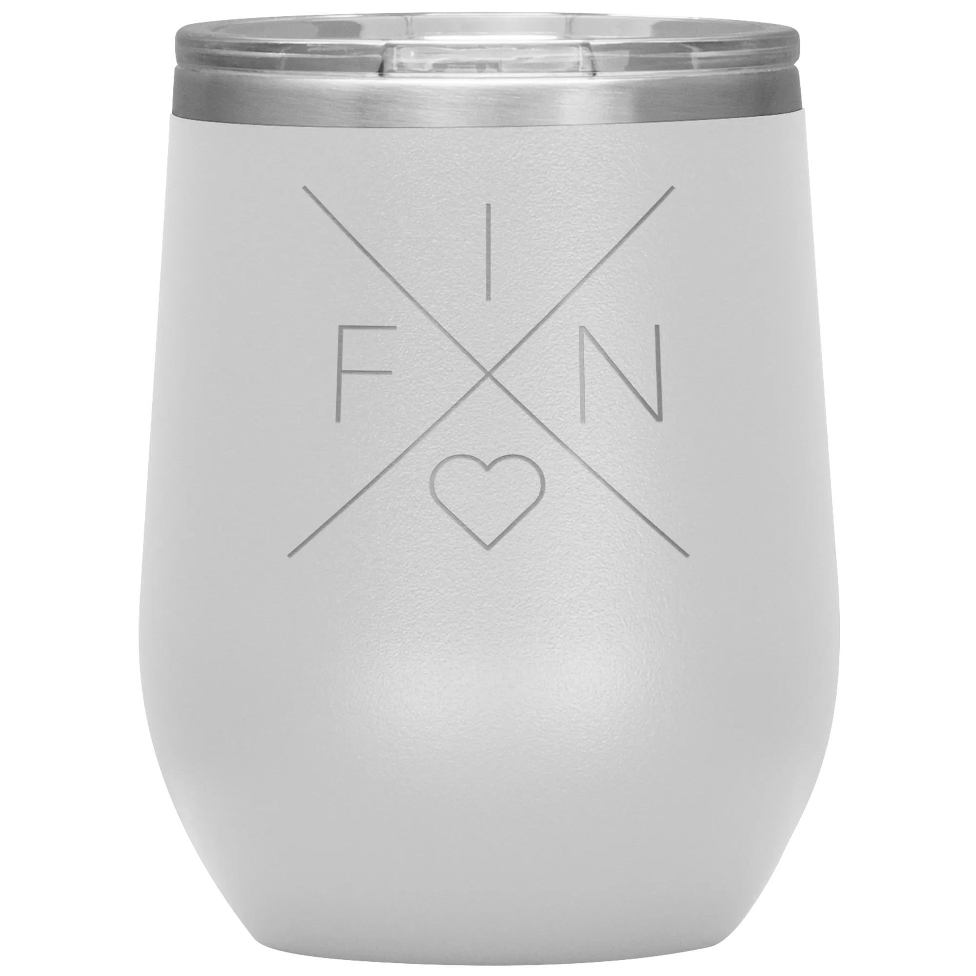 Finland Love Wine Tumbler