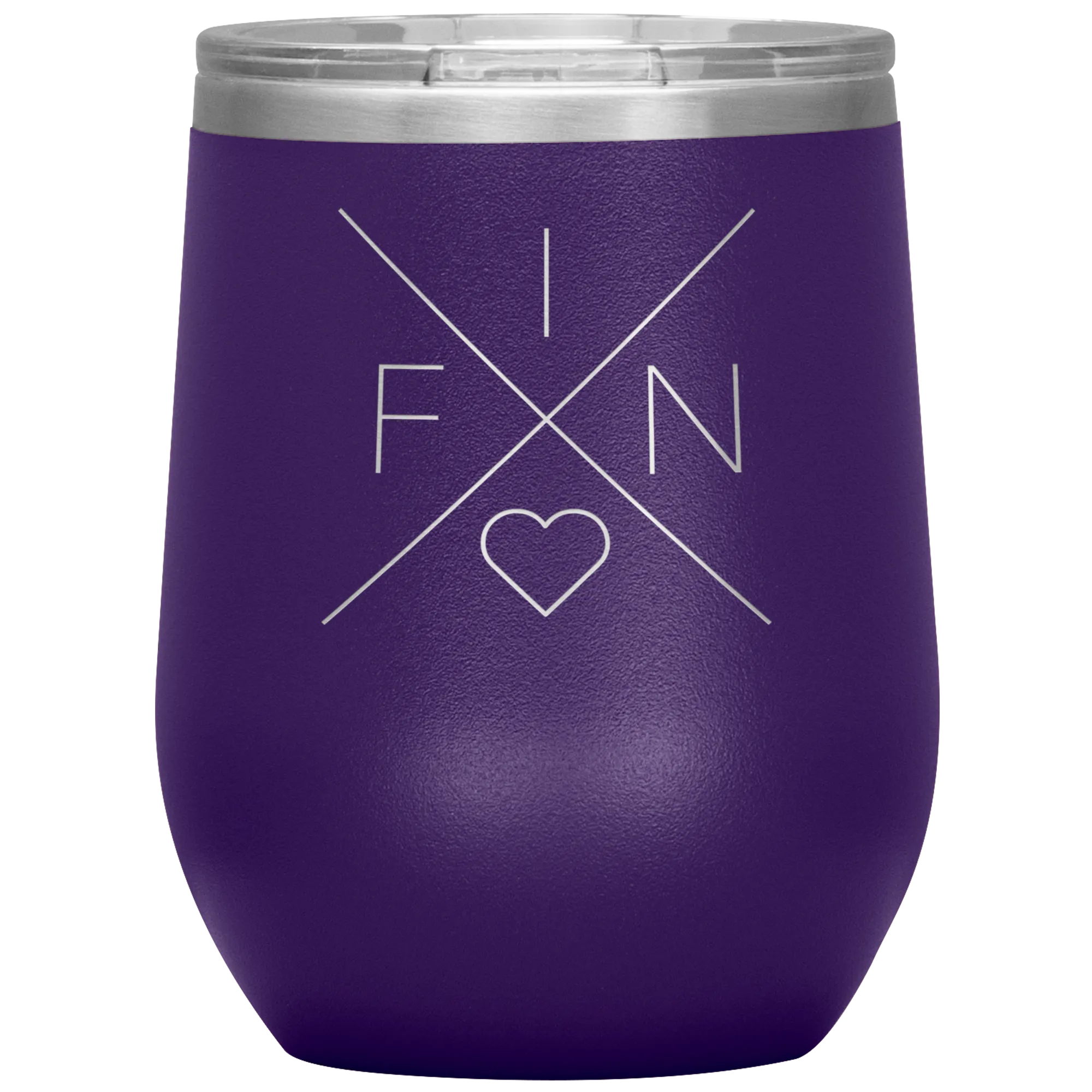 Finland Love Wine Tumbler