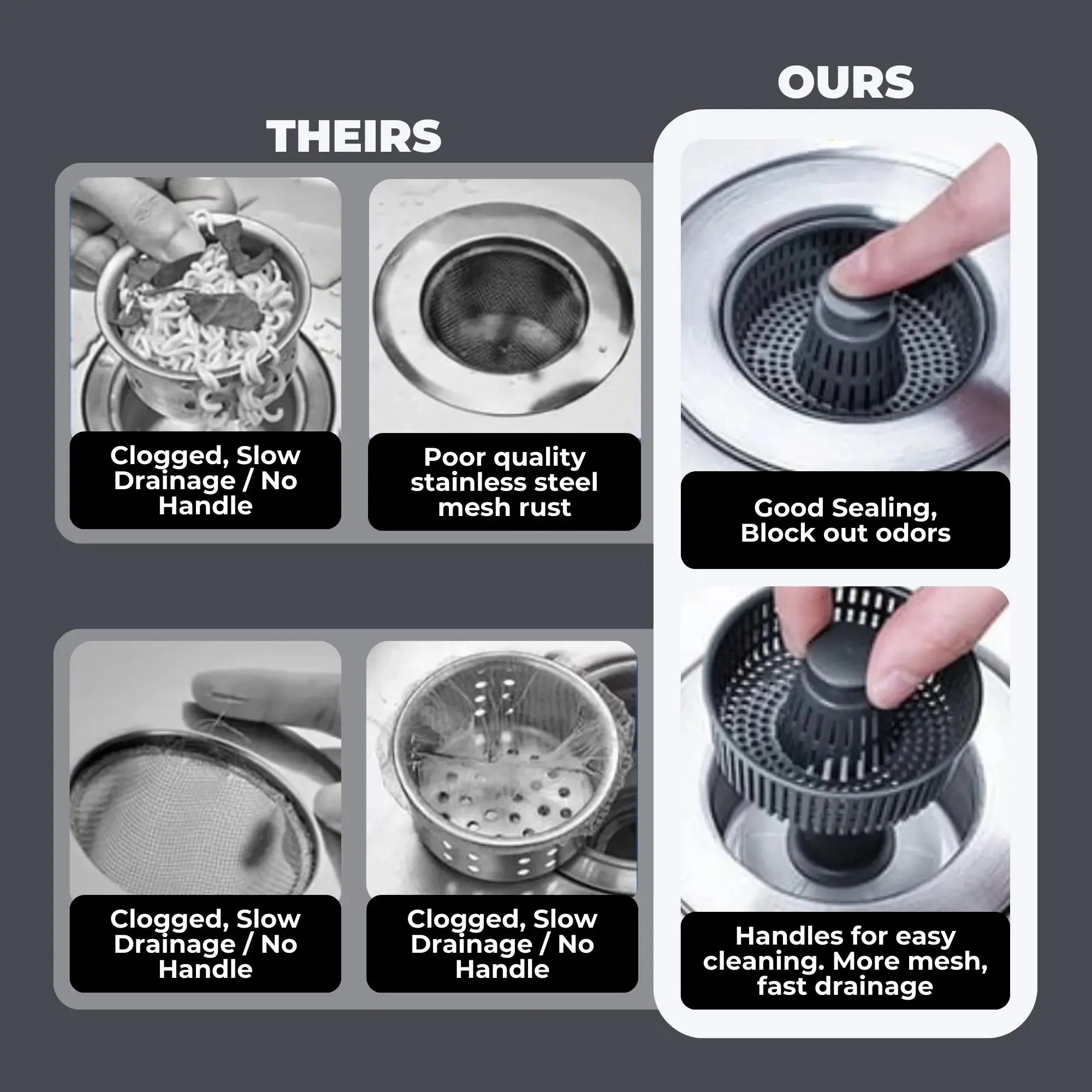 FlexSink 3-in-1 Push-Type Sink Aid & Stopper | BUY 1 GET 1 FREE (2PCS)