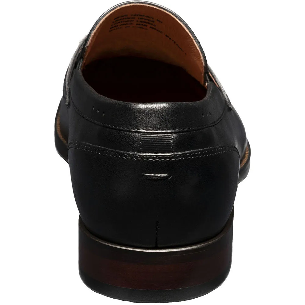 Florsheim Sorrento Black Moc Toe Penny Loafer Men's Dress Shoes