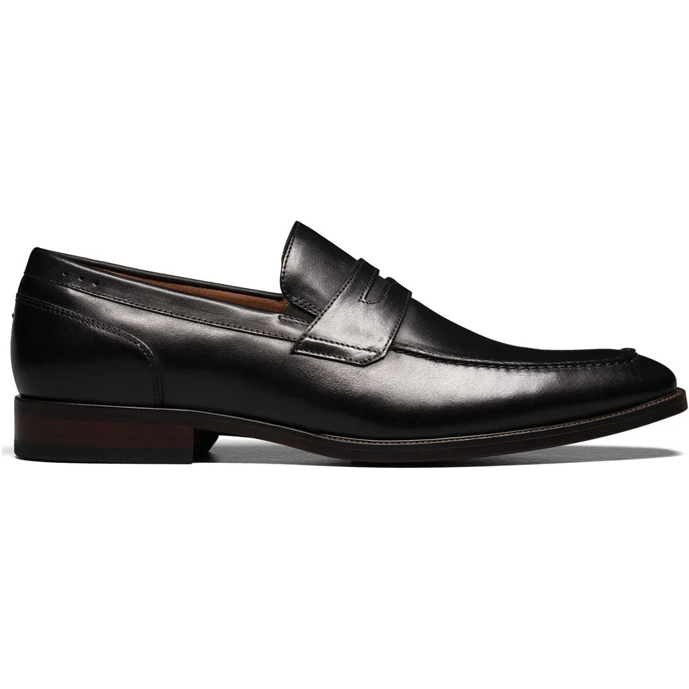 Florsheim Sorrento Black Moc Toe Penny Loafer Men's Dress Shoes