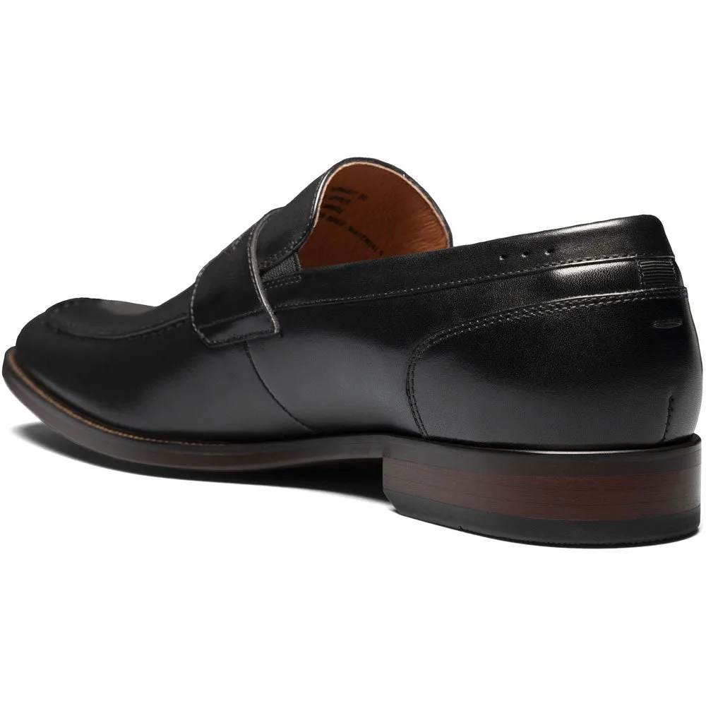 Florsheim Sorrento Black Moc Toe Penny Loafer Men's Dress Shoes
