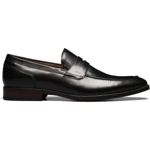 Florsheim Sorrento Black Moc Toe Penny Loafer Men's Dress Shoes