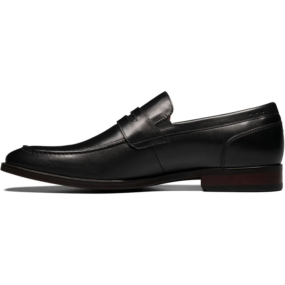Florsheim Sorrento Black Moc Toe Penny Loafer Men's Dress Shoes