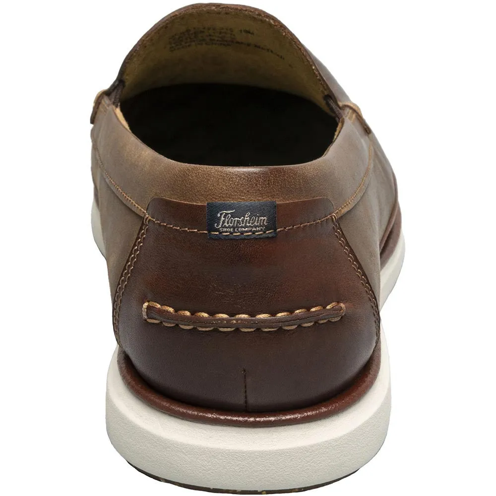 Florsheim Tropics Brown Chocolate Moc Toe Venetian Slip On Men's Shoes
