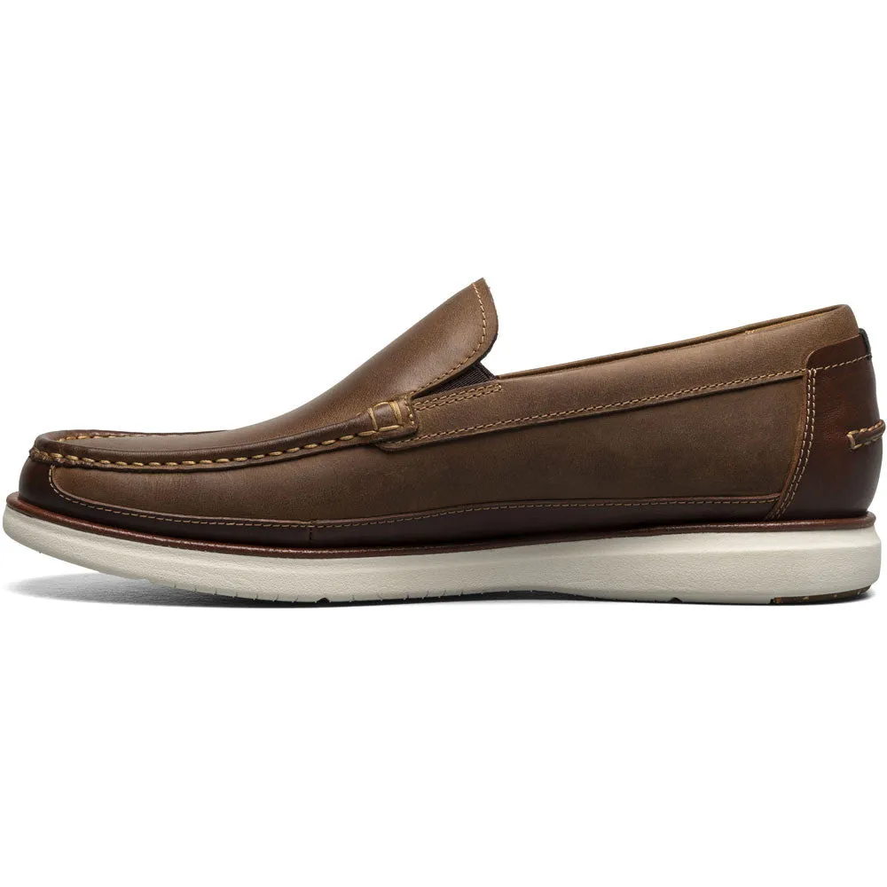 Florsheim Tropics Brown Chocolate Moc Toe Venetian Slip On Men's Shoes