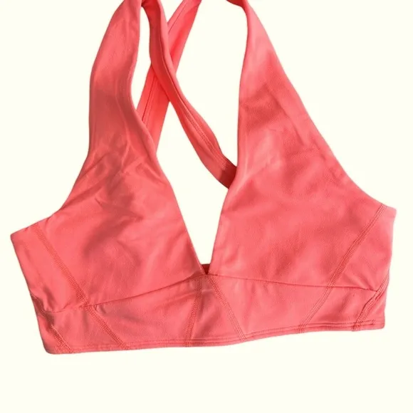 FP Movement Never Better V-Neck Bra in Electric Sunset NWOT
