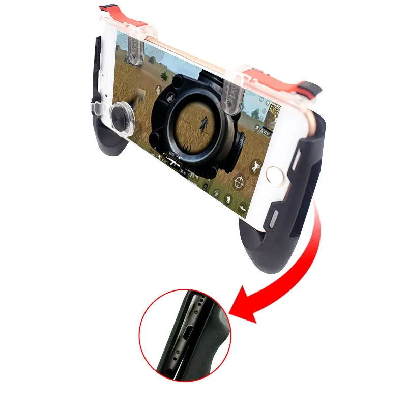 Game Gamepad for Mobile Phone Game Controller   Auxiliary Quick Button for IPhone Transparent
