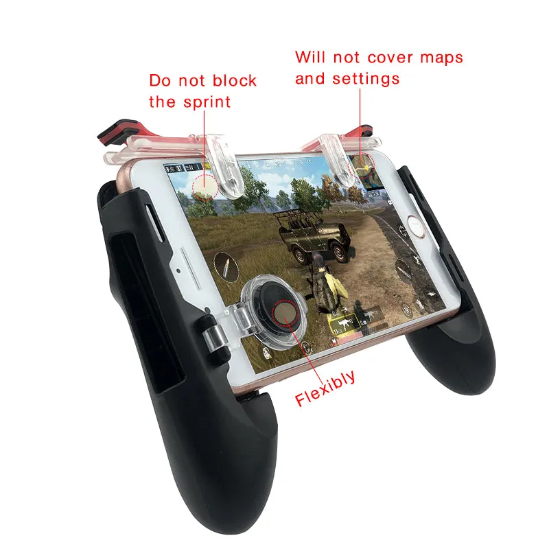 Game Gamepad for Mobile Phone Game Controller   Auxiliary Quick Button for IPhone Transparent