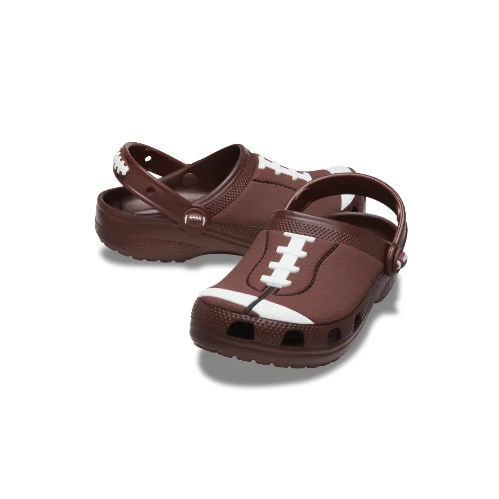 Giày Clog Trẻ Em Crocs Classic Football - Dark Clay