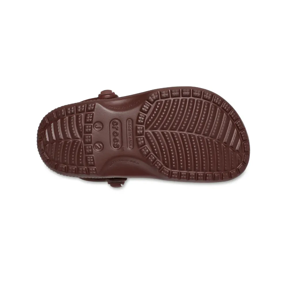 Giày Clog Trẻ Em Crocs Classic Football - Dark Clay