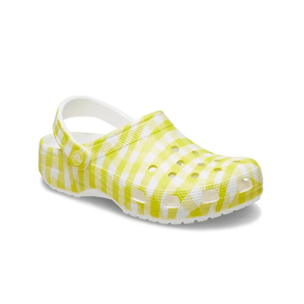 Giày Clog Unisex Crocs Classic Gingham - Daylily