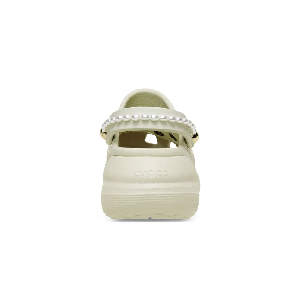 Giày Clog Unisex Crocs Crush Butterfly Jewel - Bone