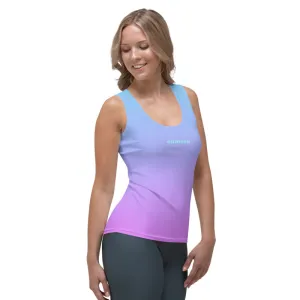 grape fitted tank top