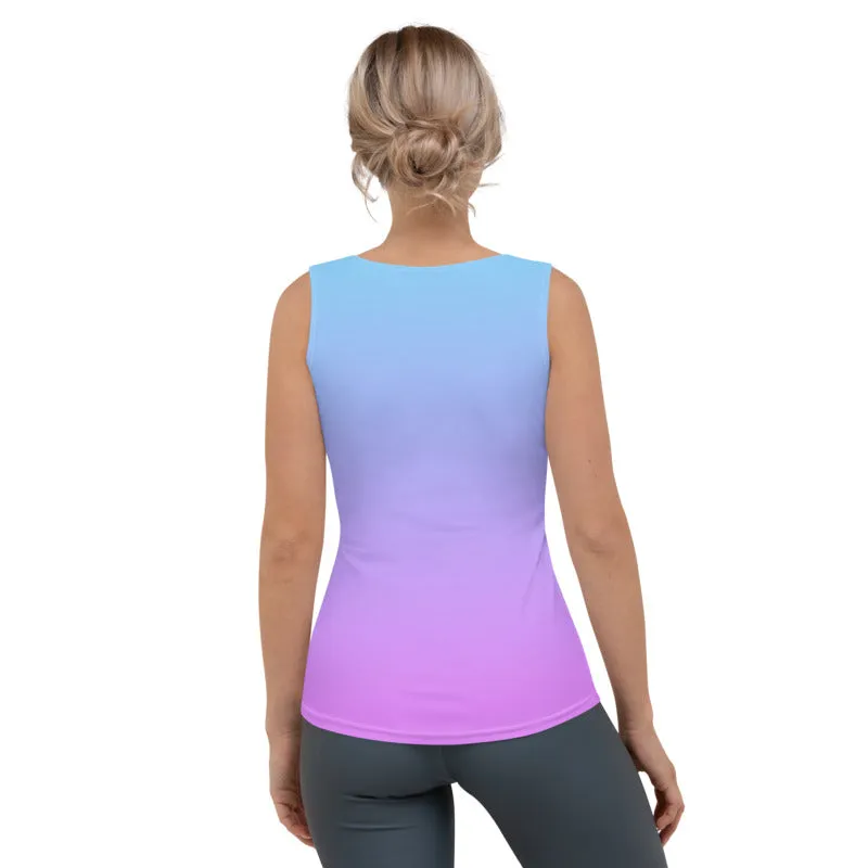 grape fitted tank top