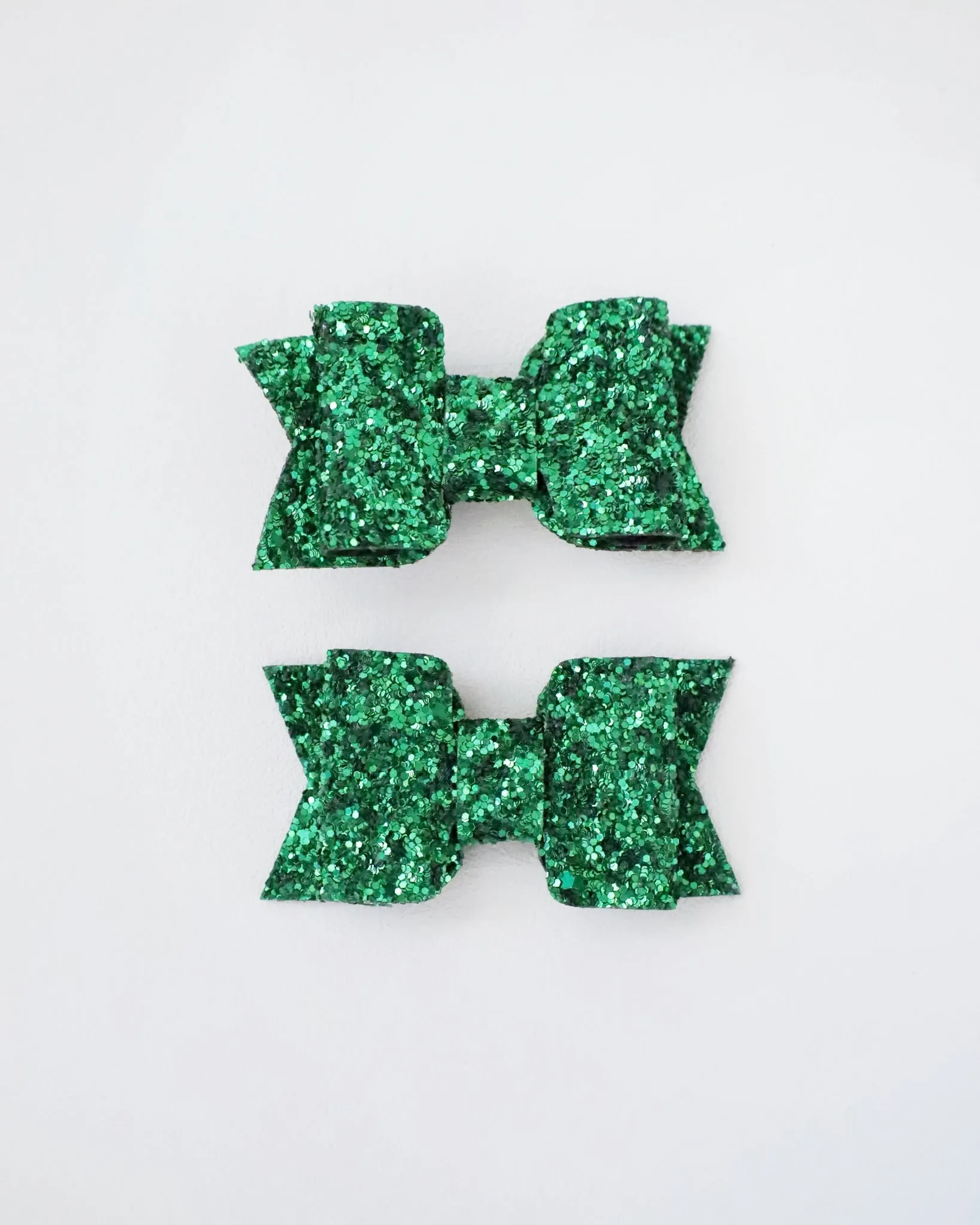 Green Rock Glitter Hair Clip or Shoe Clip