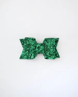 Green Rock Glitter Hair Clip or Shoe Clip