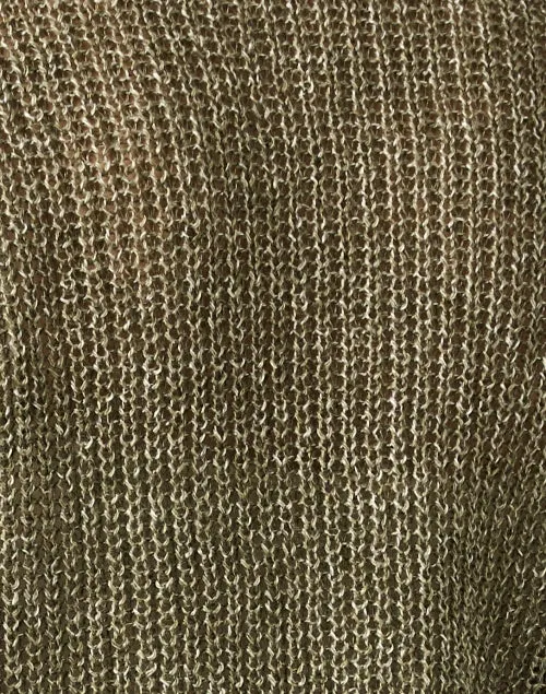 Green Sequin Knit Top