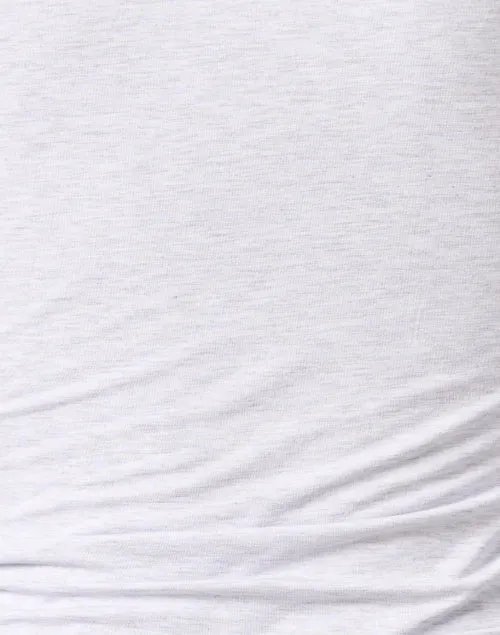Grey Ruched Jersey Top