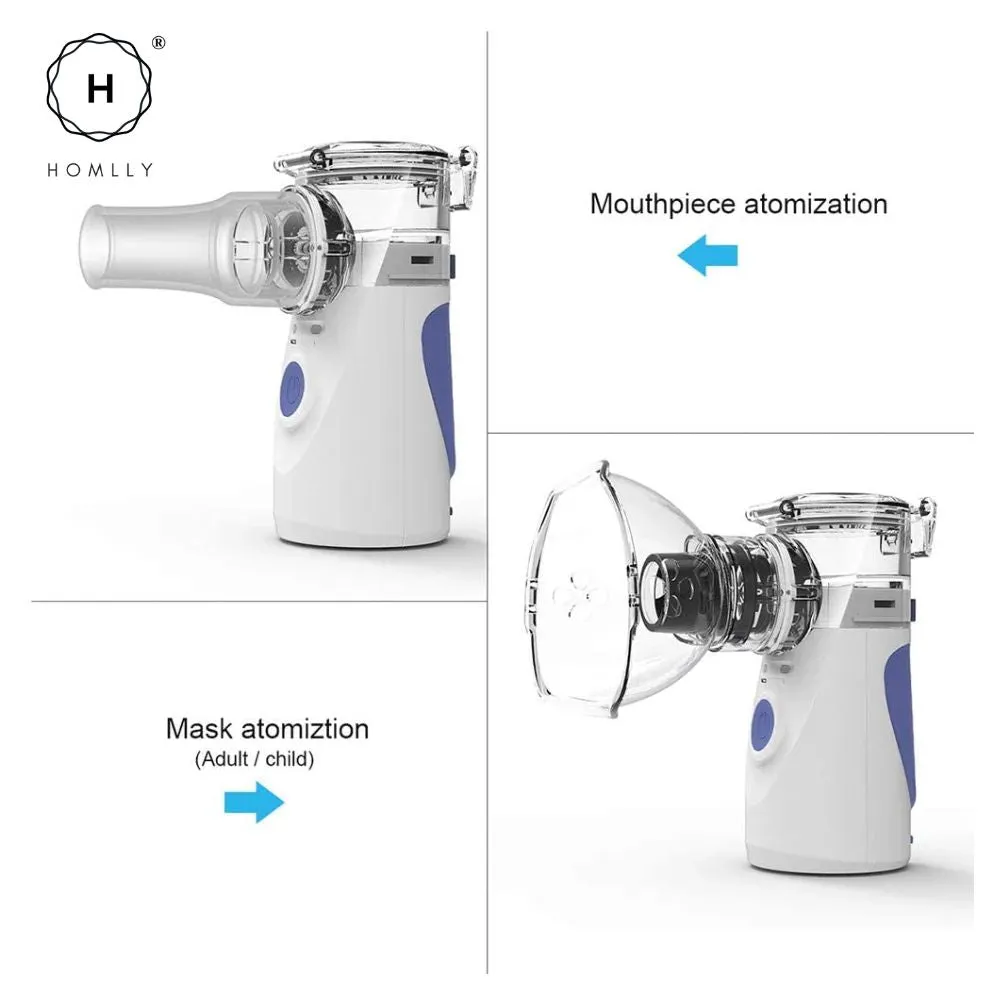 Homlly Portable Cool Mist Steam Inhaler Nebulizer