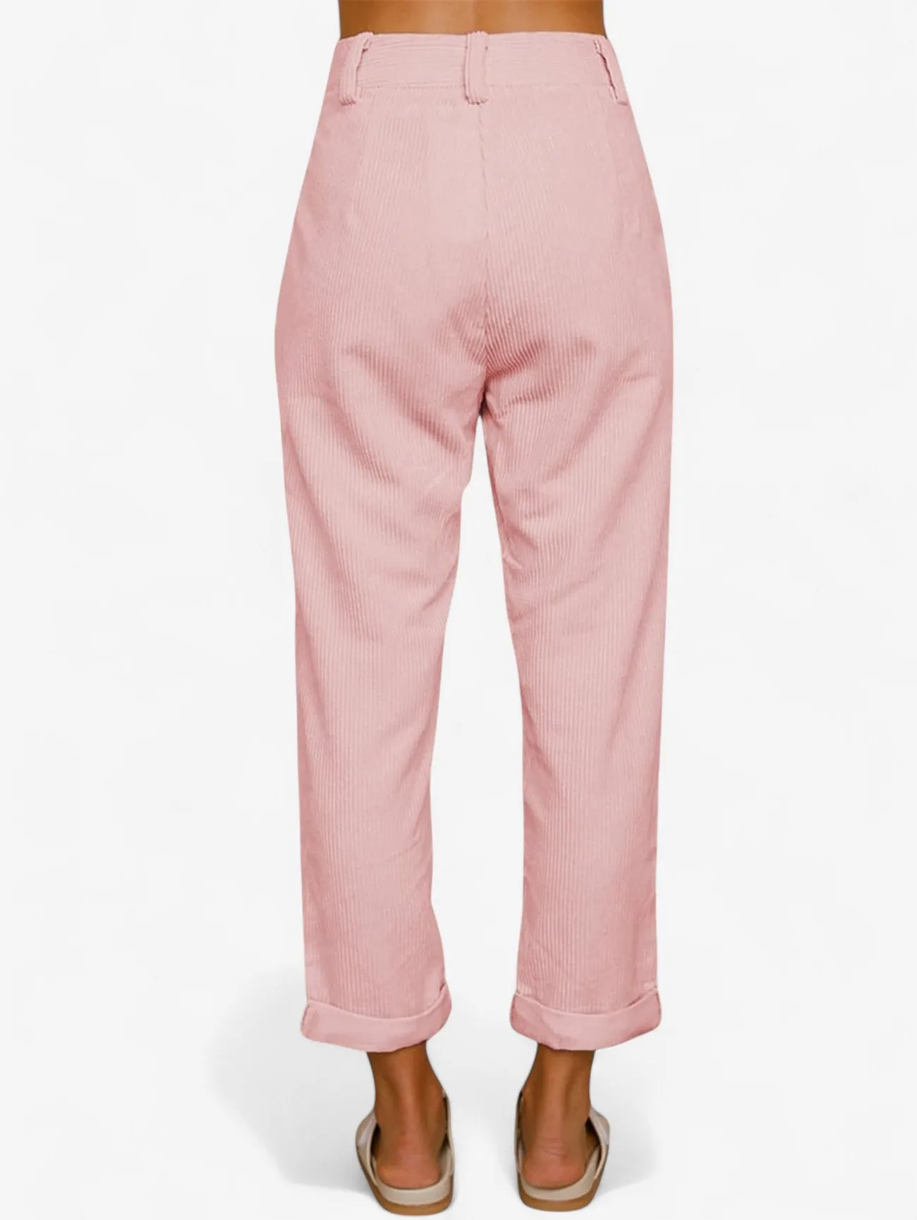 Jada | Women's High Waist Tapered Pockets Pants