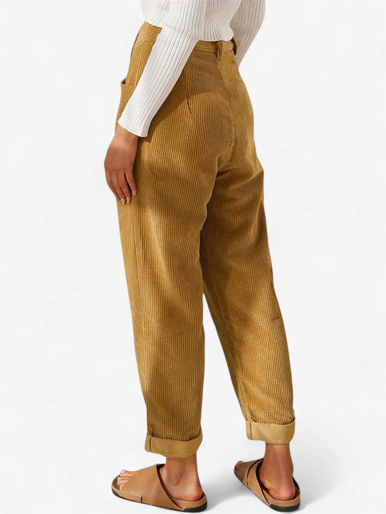 Jada | Women's High Waist Tapered Pockets Pants