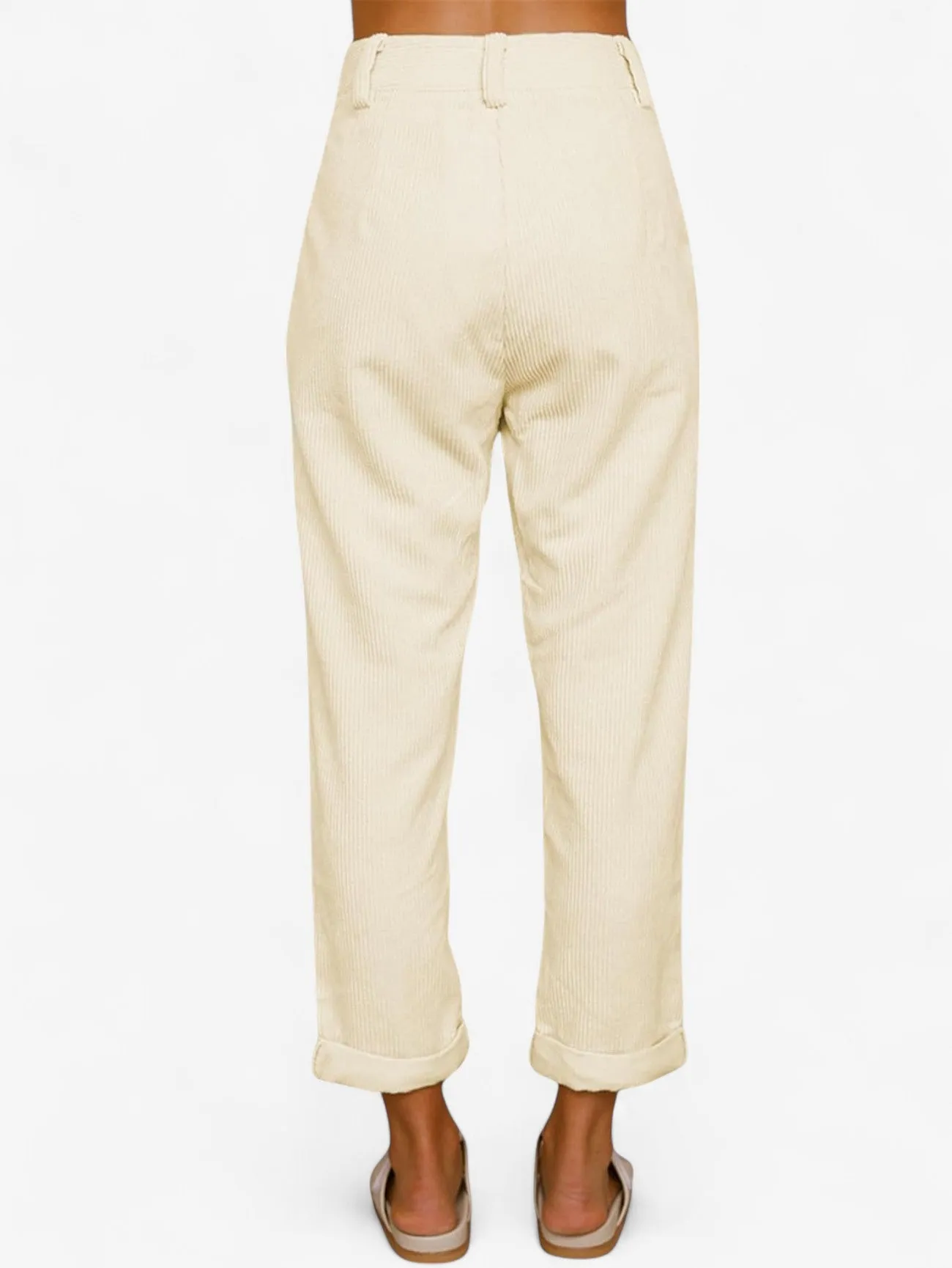 Jada | Women's High Waist Tapered Pockets Pants