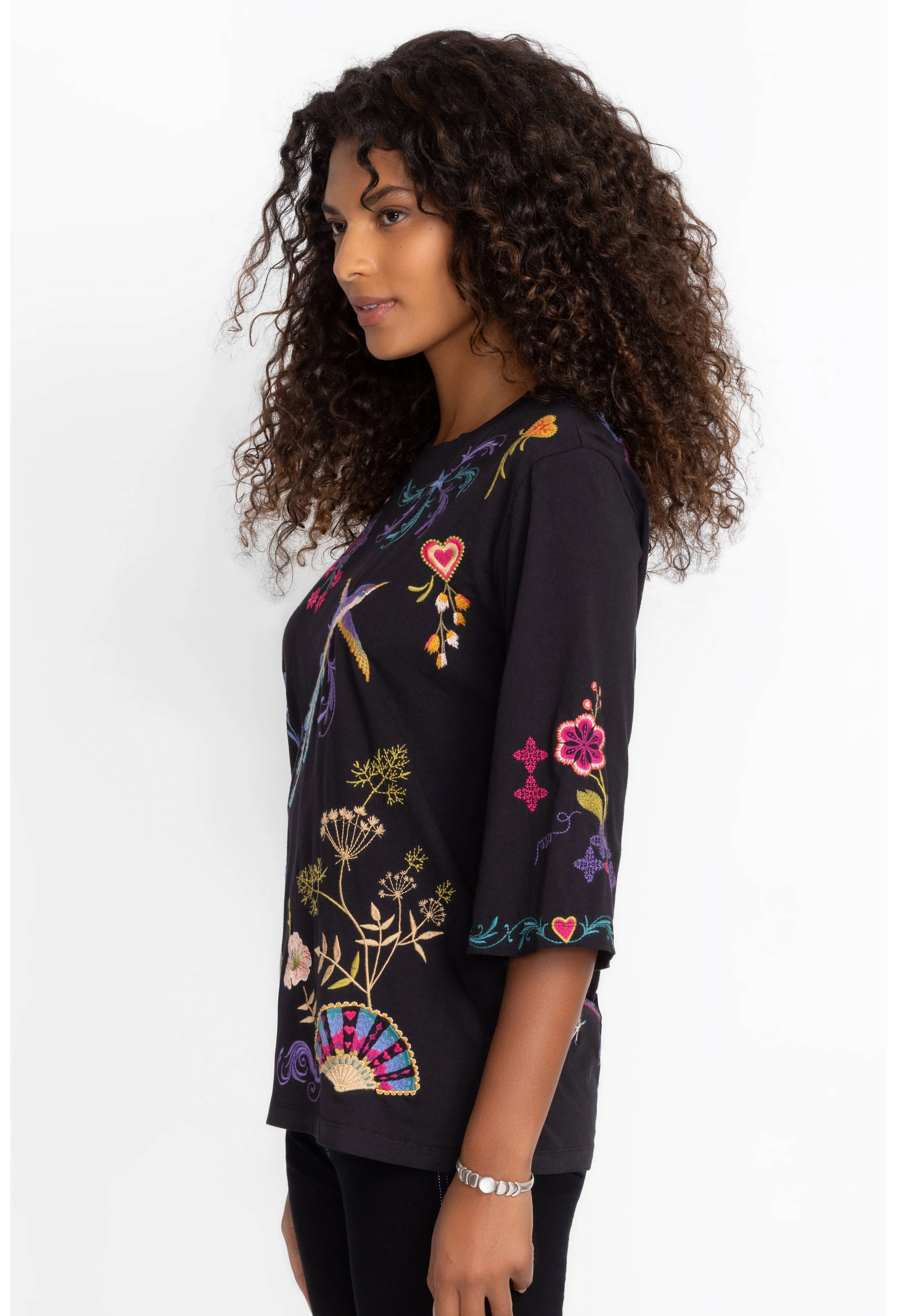 Johnny Was Ariela Boxy Knit Tee