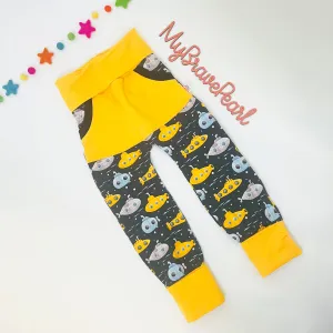 Kids Ready To Ship 2Y-6Y Grow-With-Me Submarines Pocket Harems