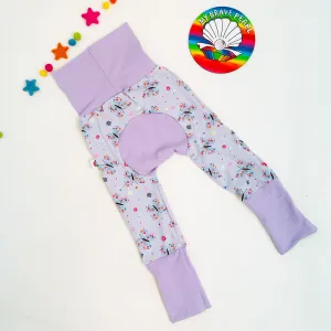 Kids Ready To Ship 6M-3Y Grow-With-Me Grey Butterflies Harems