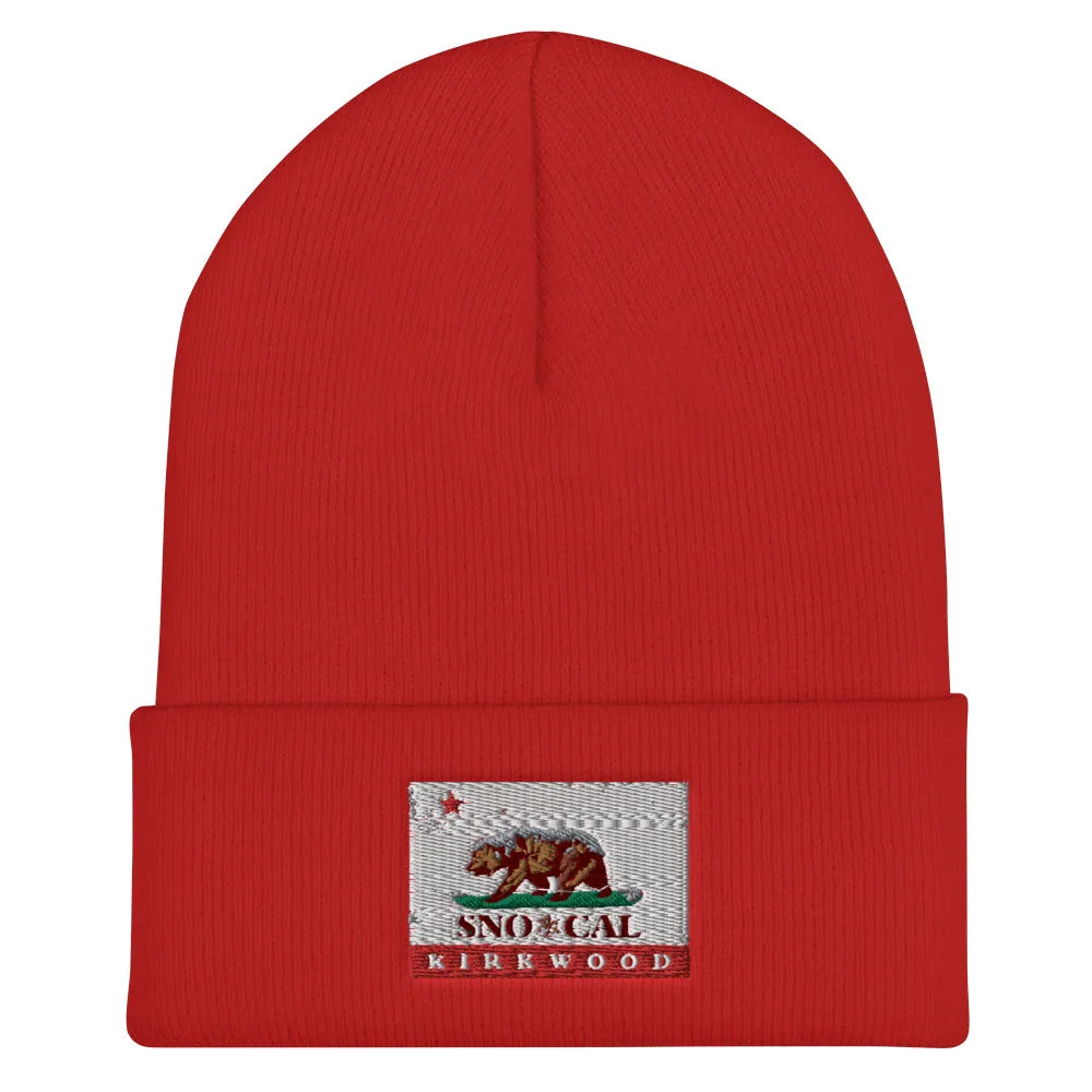 Kirkwood CA Flag Beanie