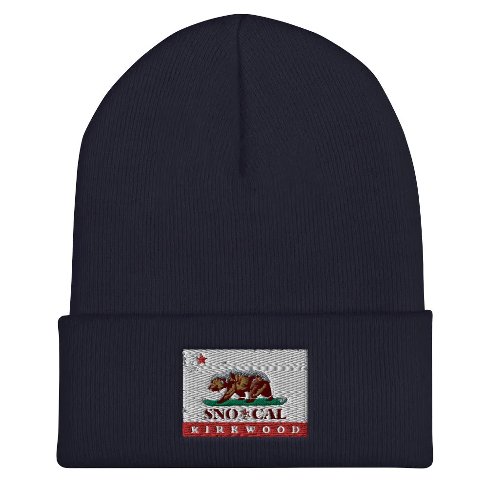 Kirkwood CA Flag Beanie