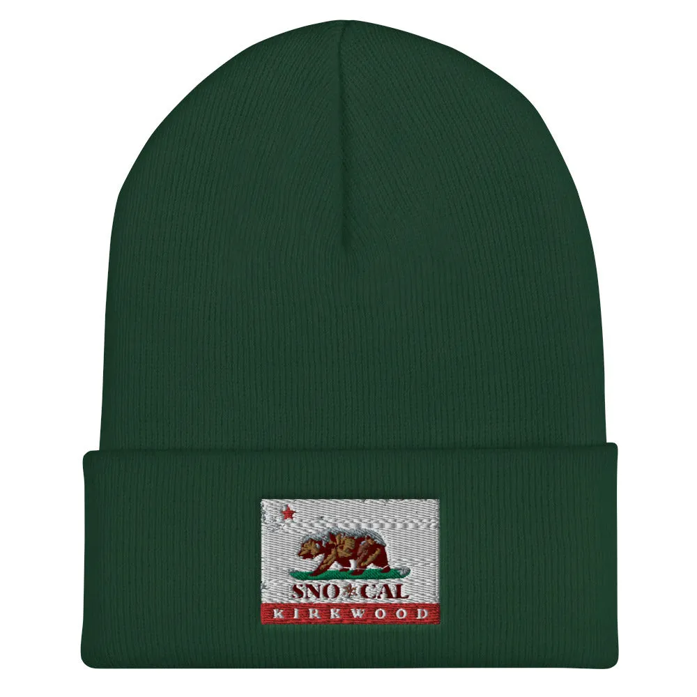 Kirkwood CA Flag Beanie