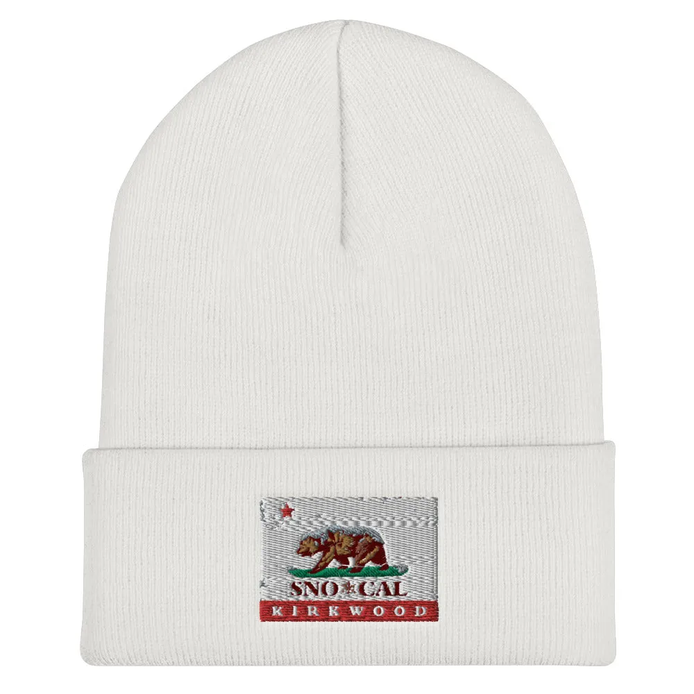 Kirkwood CA Flag Beanie