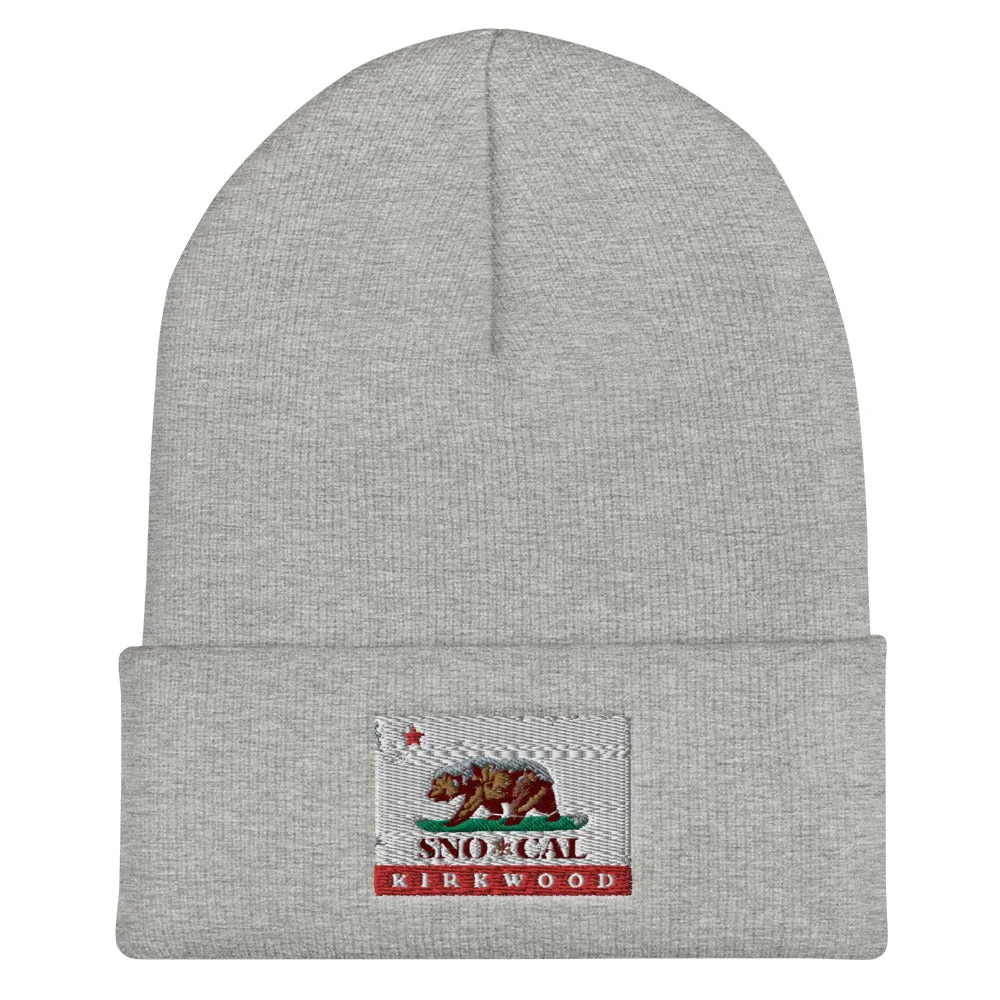 Kirkwood CA Flag Beanie