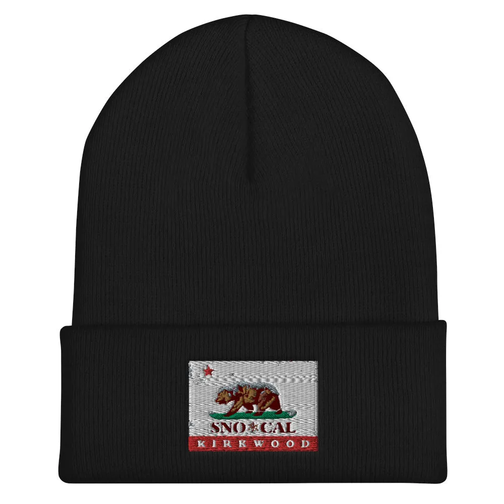 Kirkwood CA Flag Beanie