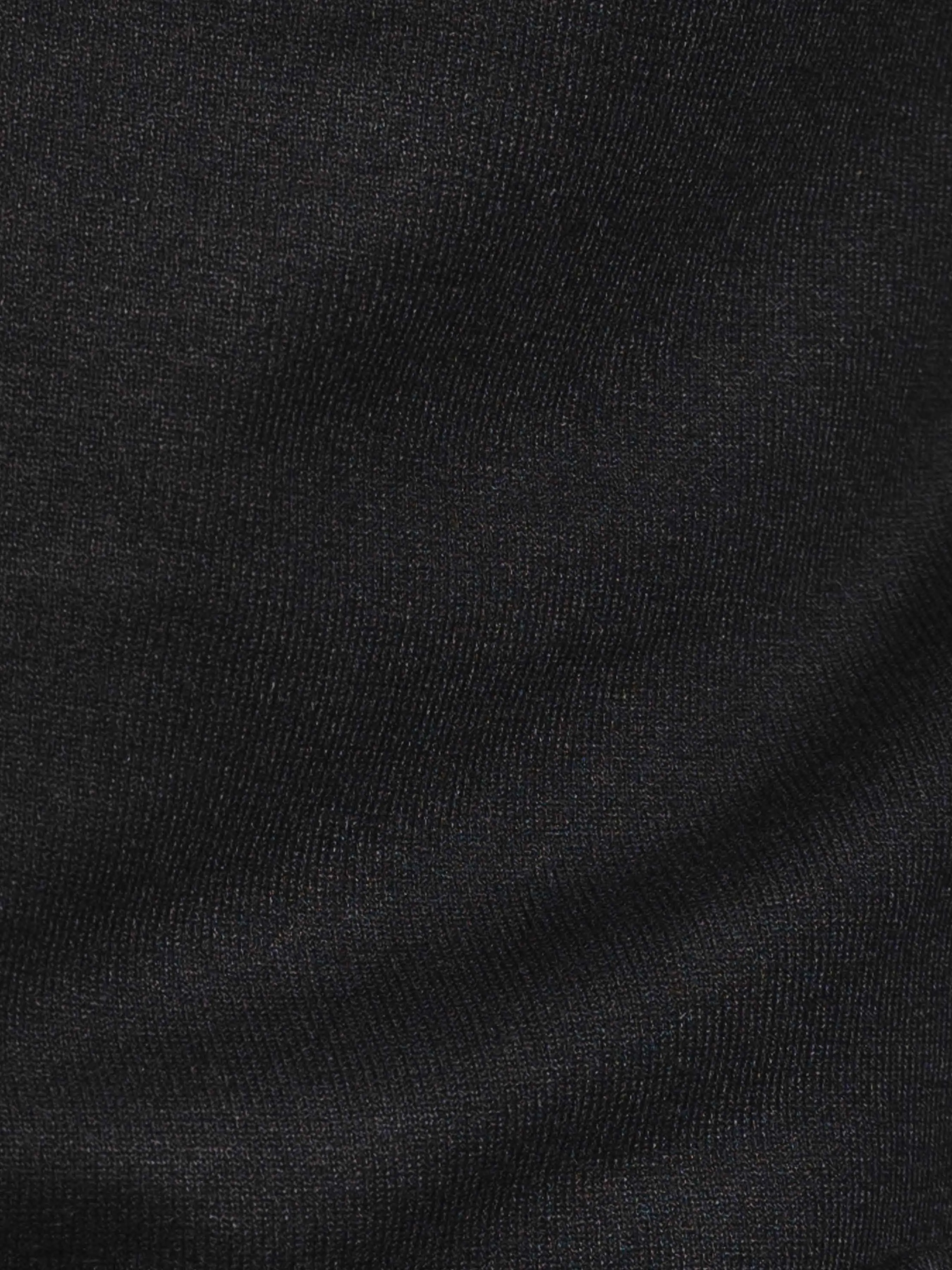 Knit Cardigan - Black Button-Up