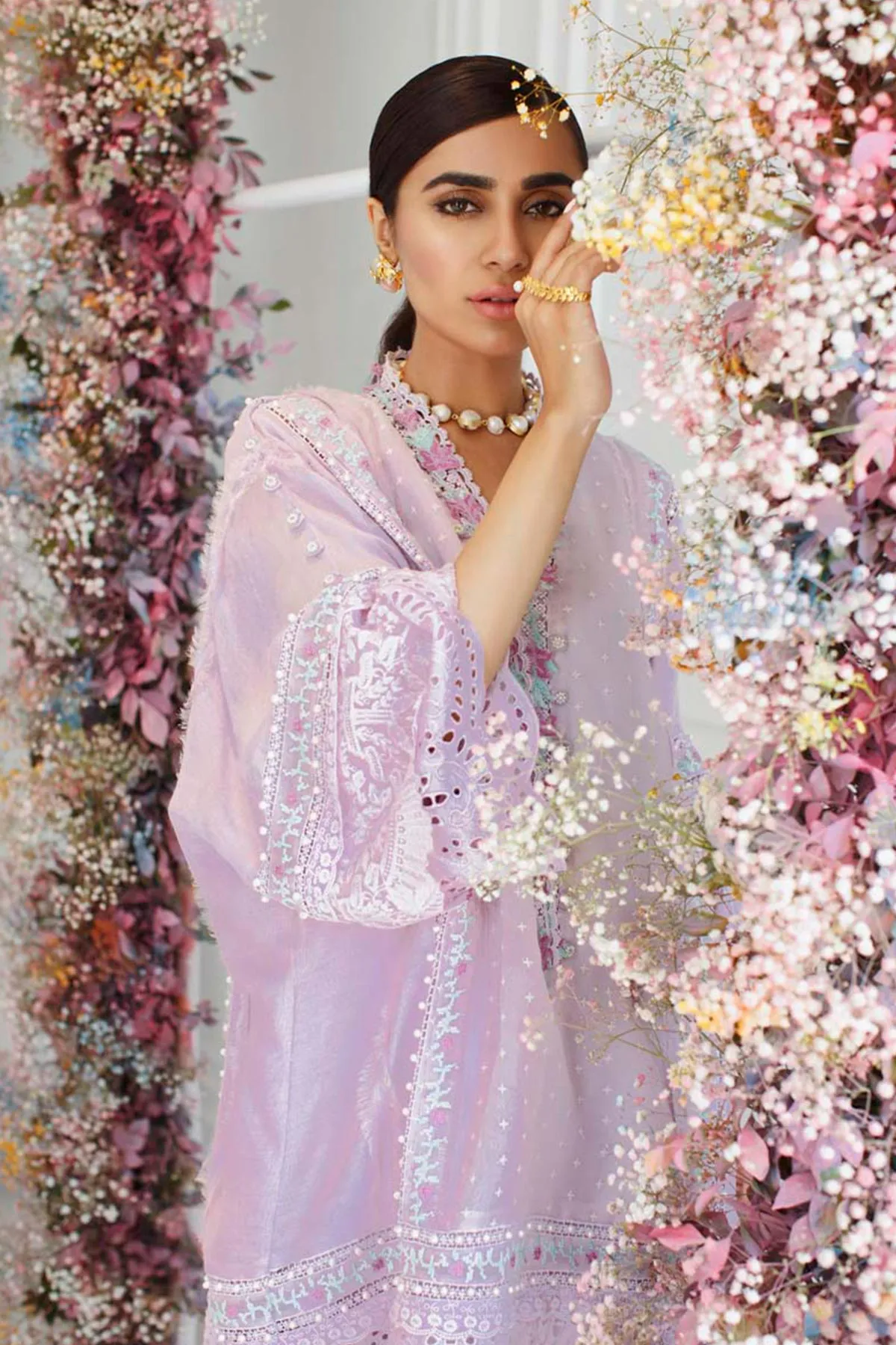 Lilac cross stitch - Farah Talib Aziz