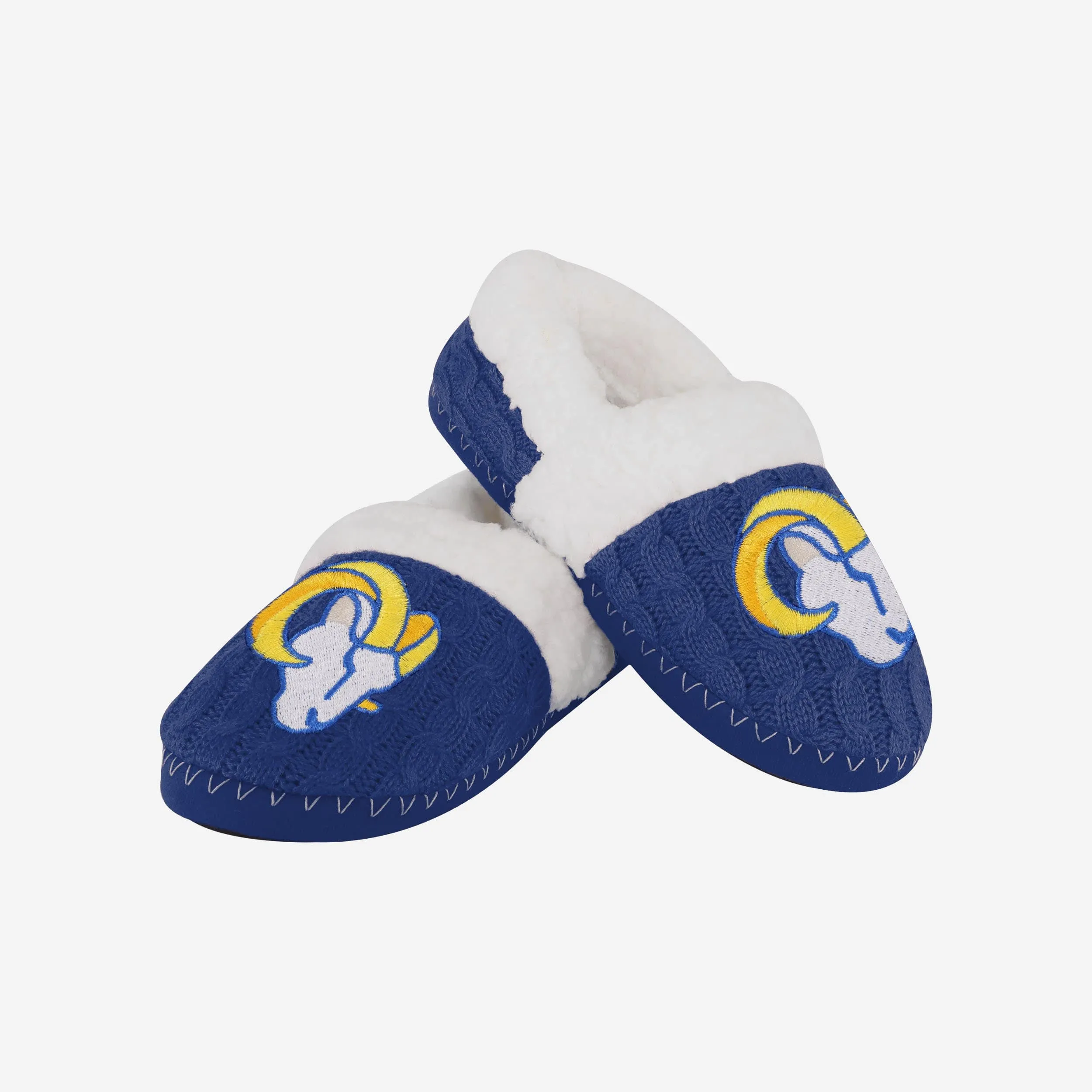 Los Angeles Rams Womens Team Color Moccasin Slipper