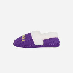 LSU Tigers Womens Team Color Moccasin Slipper