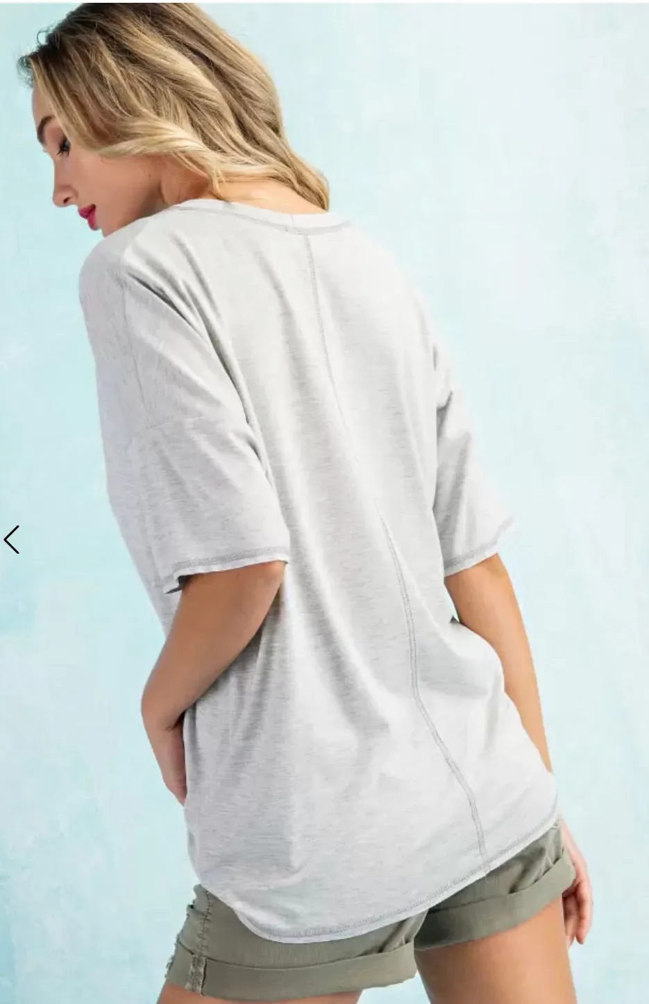 Lucielle V-Neck Short Sleeve Top-Multiple Colors Available