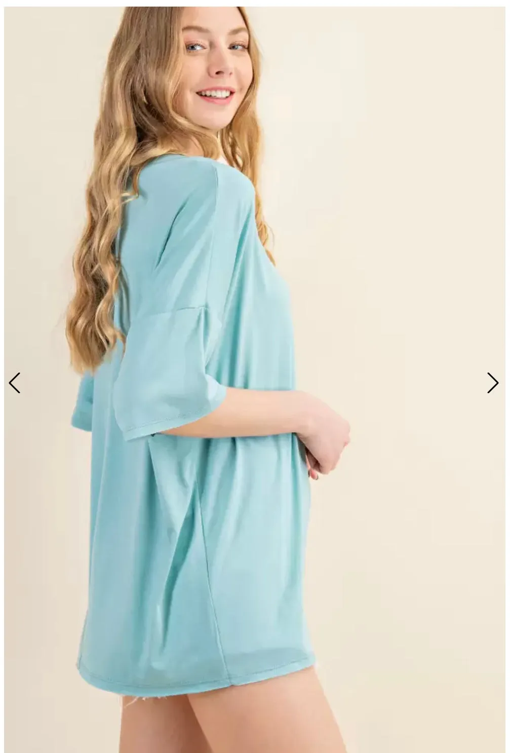 Lucielle V-Neck Short Sleeve Top-Multiple Colors Available