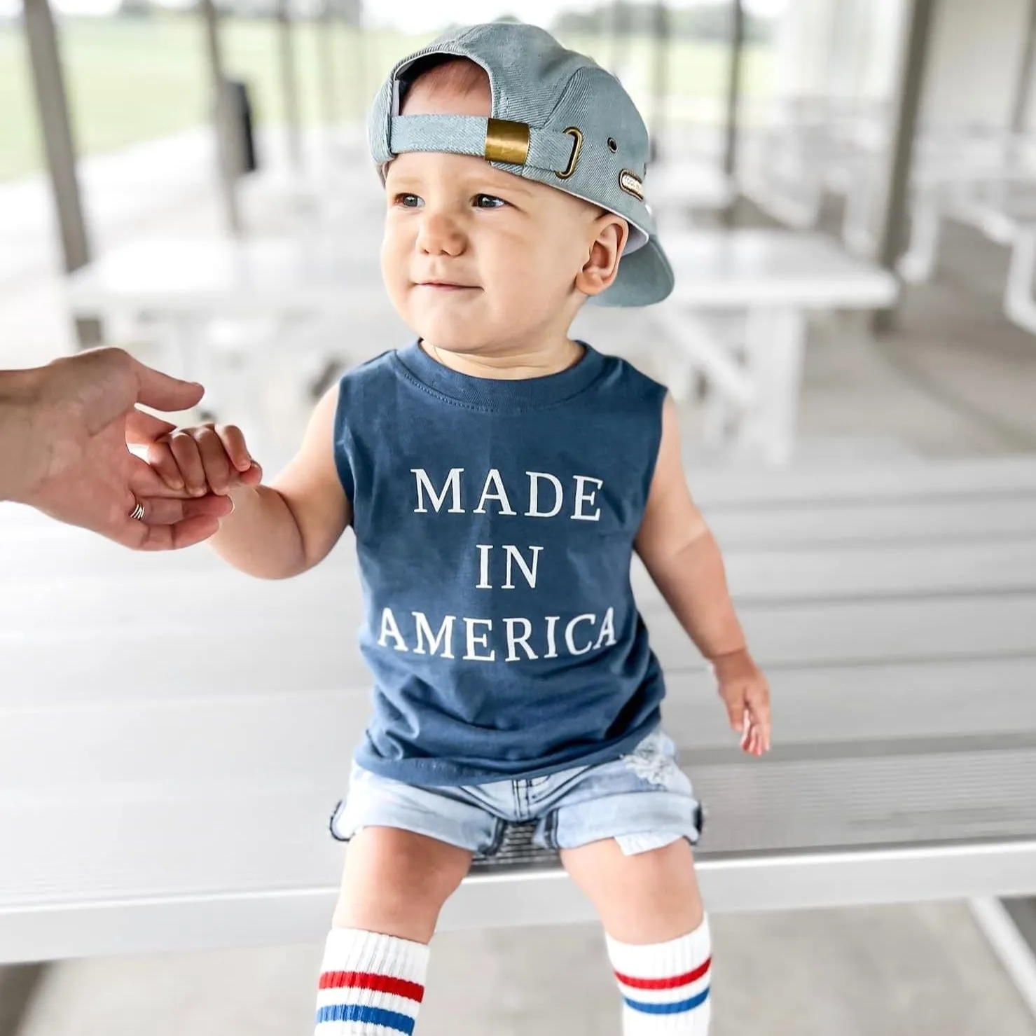 MADE IN AMERICA Muscle Tee