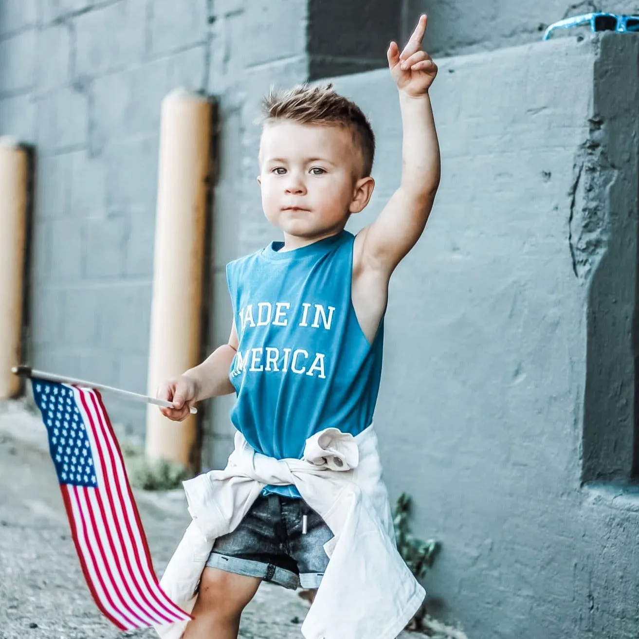 MADE IN AMERICA Muscle Tee